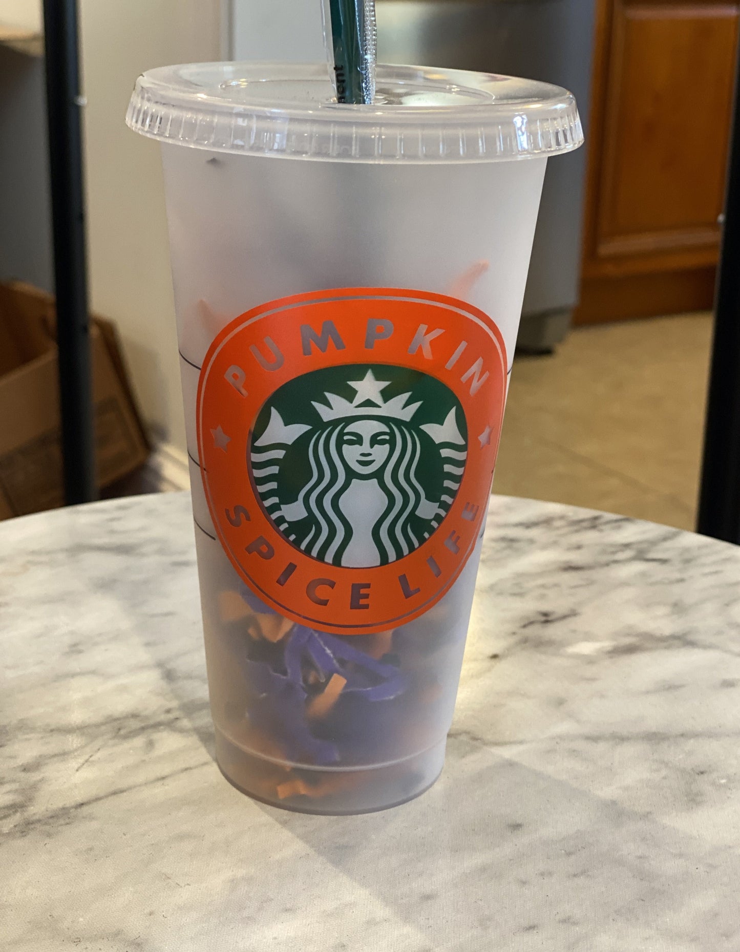Pumpkin Spice Life Starbucks 24 oz. Cold Cup