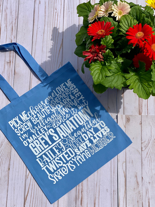 Grey's Anatomy Tote Bag