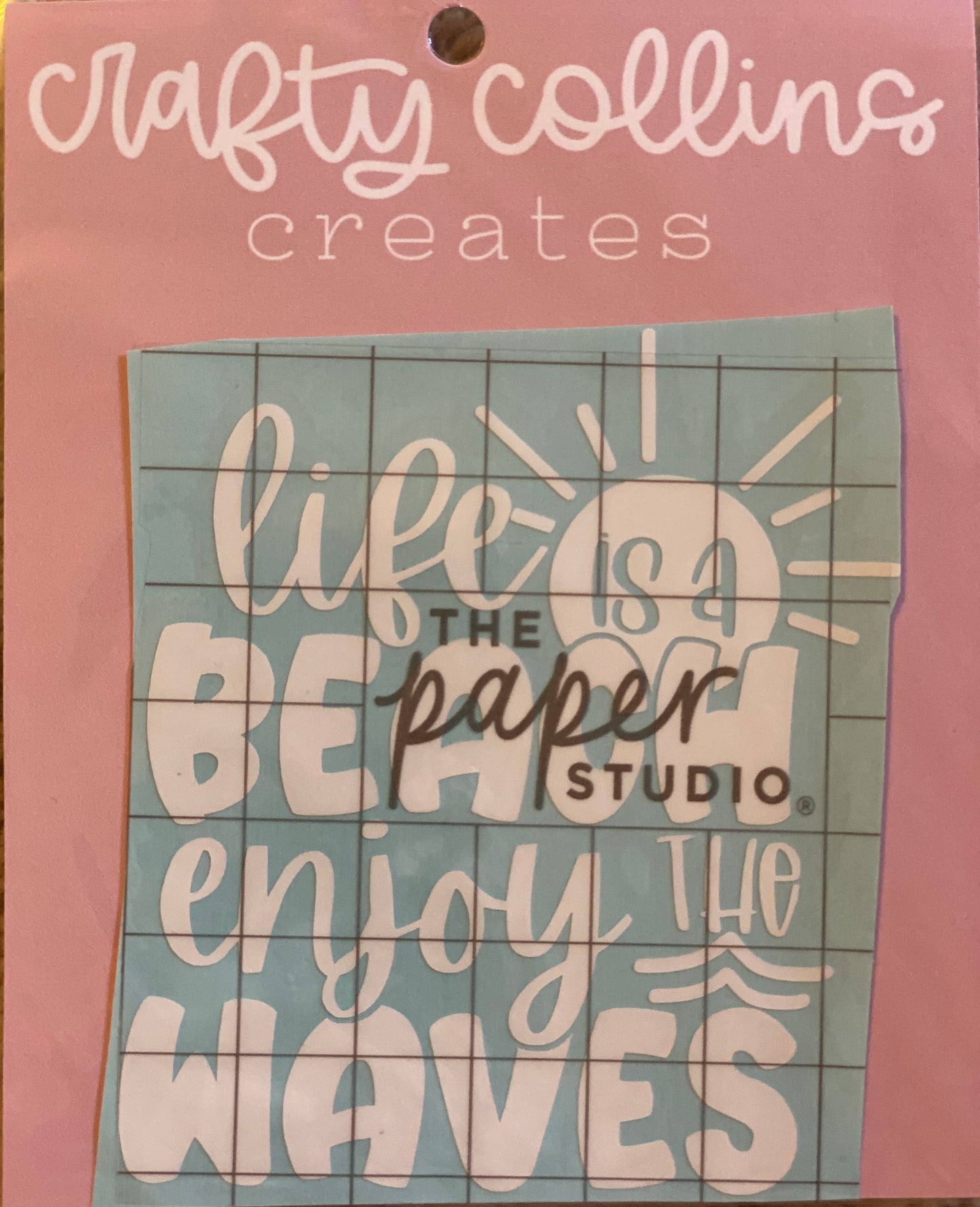 Life is a Beach Enjoy the Waves Decal