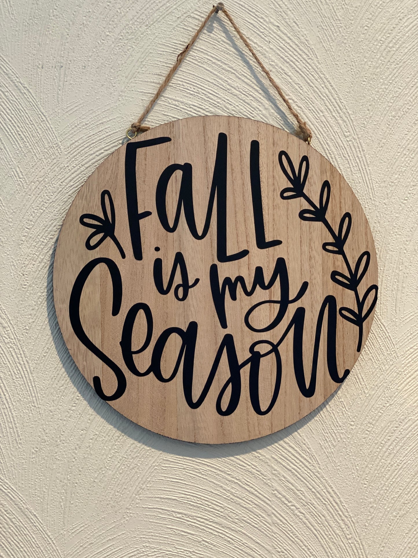 Reversible Sign - Fall is my Season/Halloween Words