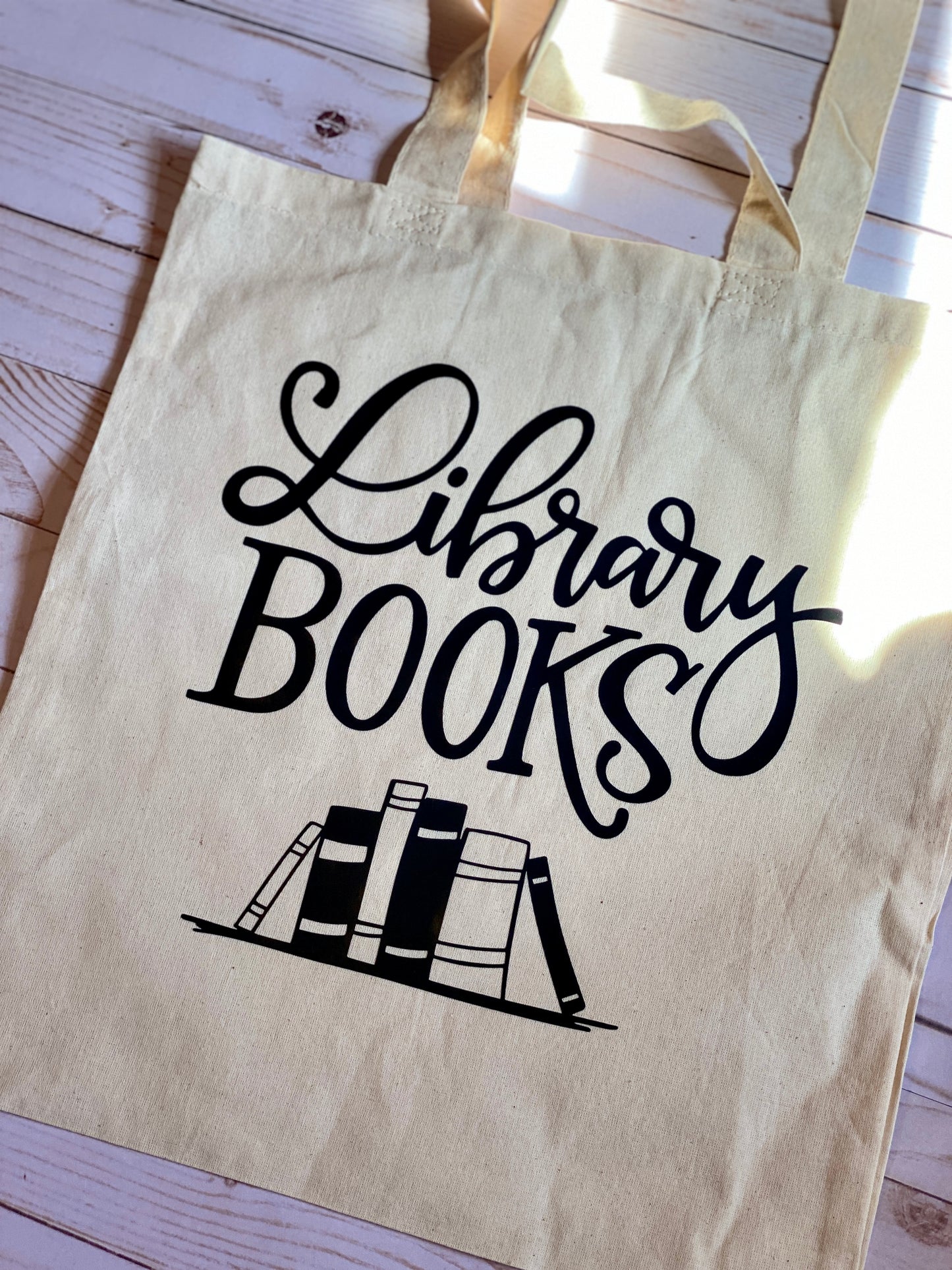 Library Books Tote Bag