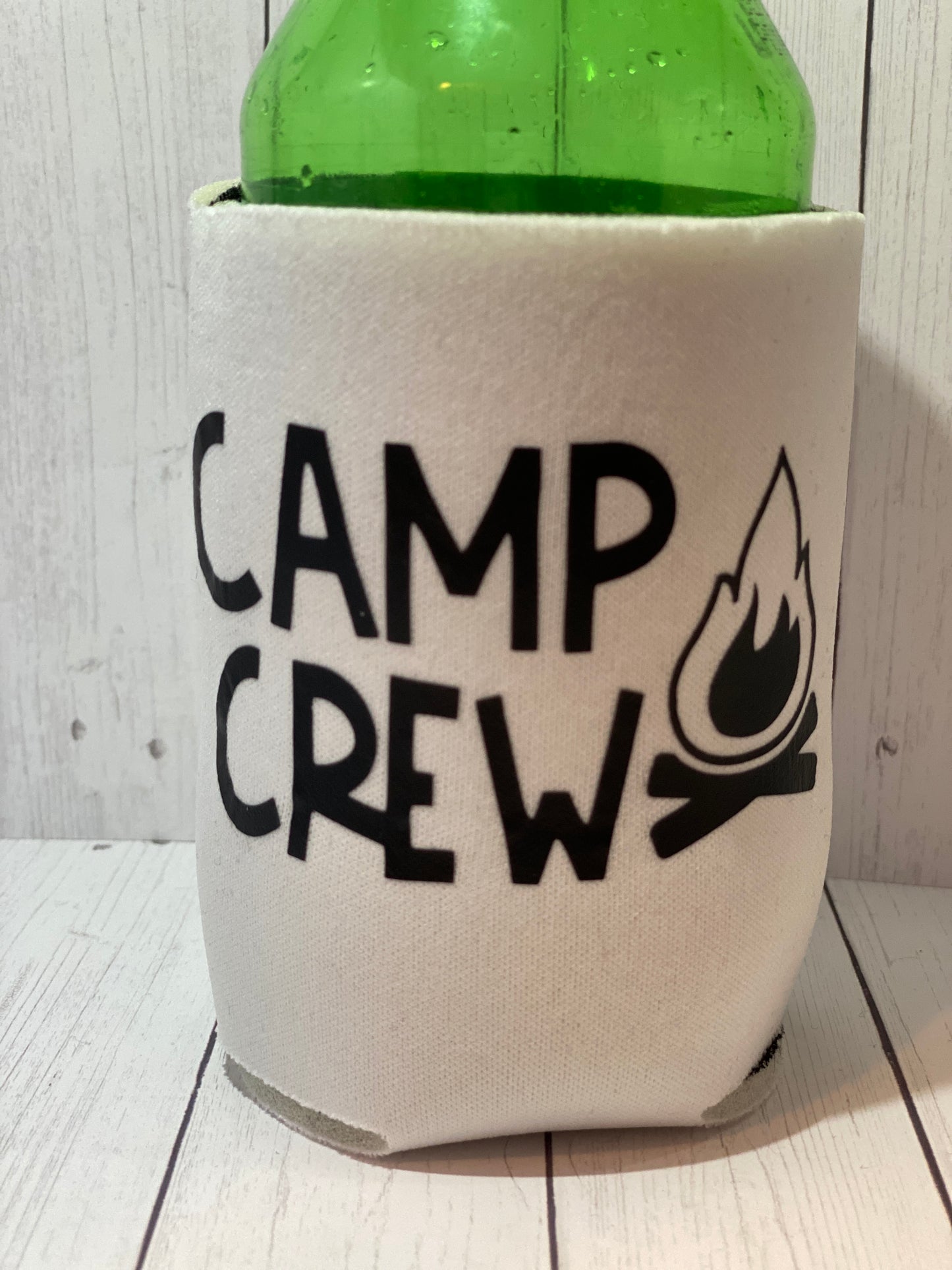 Camp Crew White Standard Koozie