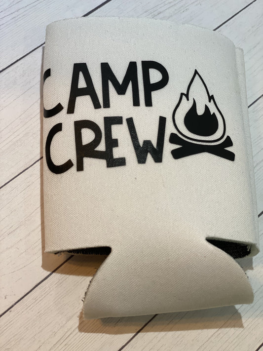 Camp Crew White Standard Koozie