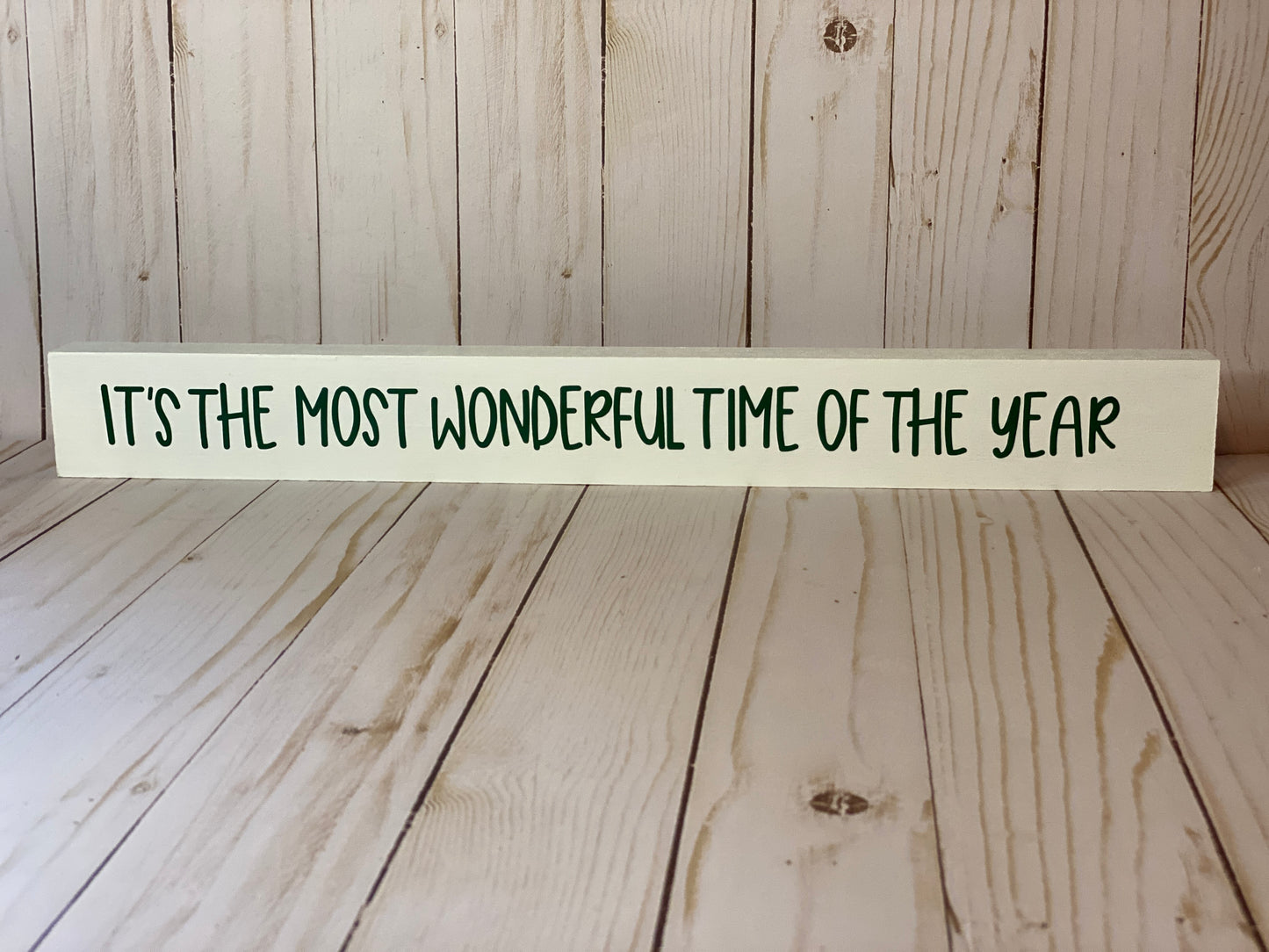 It's the Most Wonderful Time of the Year Sign (green)