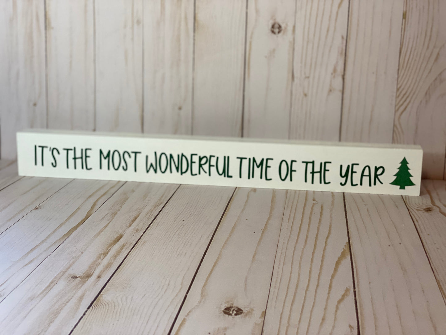 It's the Most Wonderful Time of the Year Sign (green)