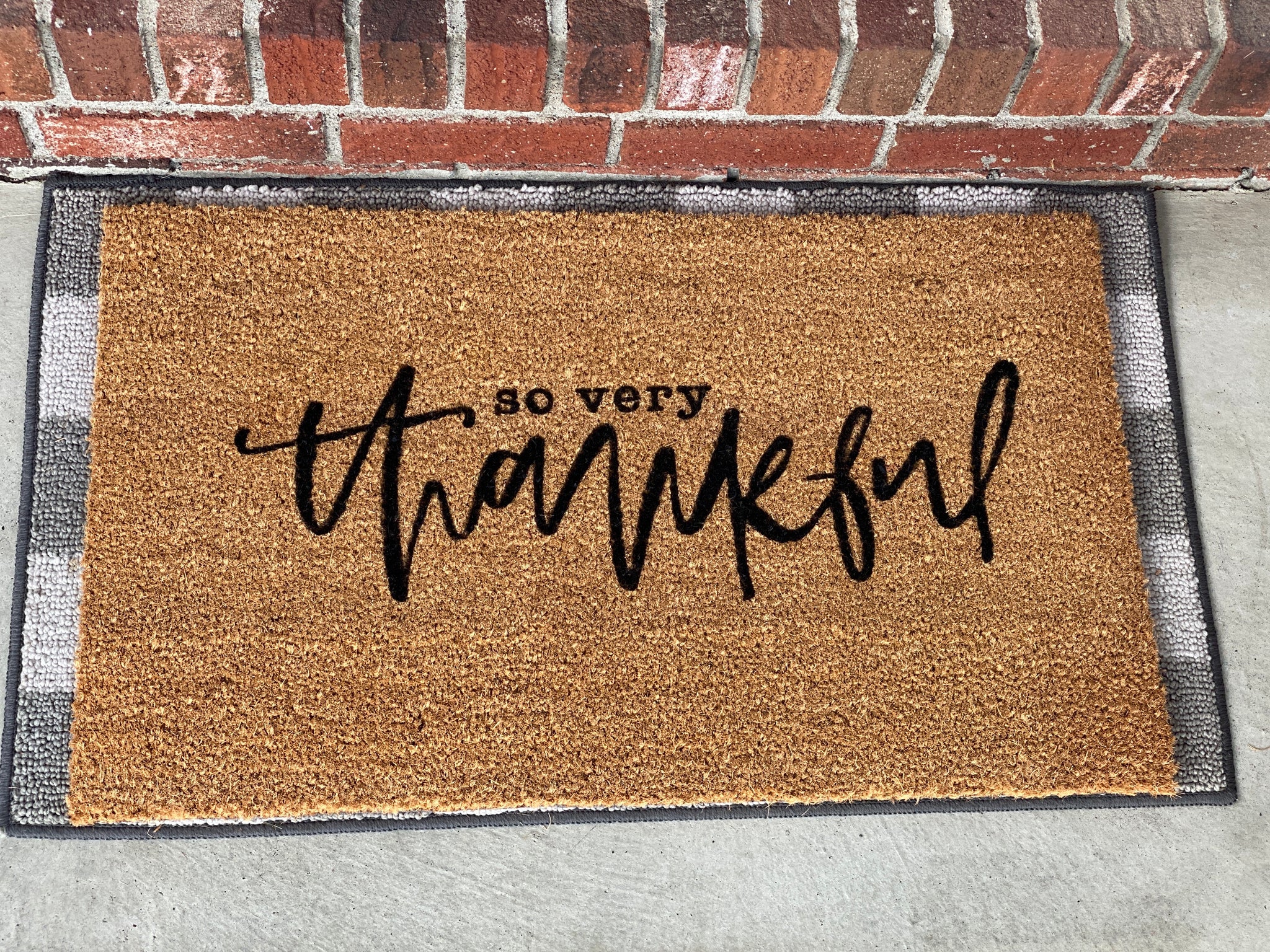 So Very Thankful Doormat