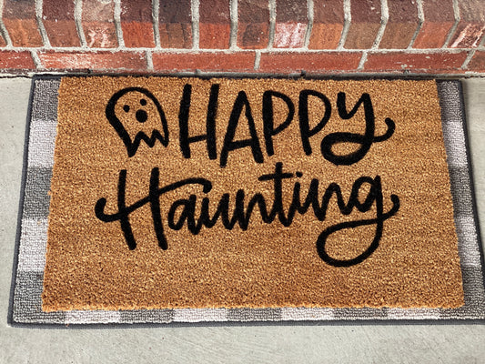 Happy Haunting Doormat