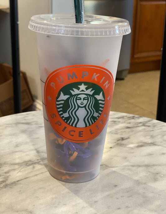 Pumpkin Spice Life Starbucks 24 oz. Cold Cup