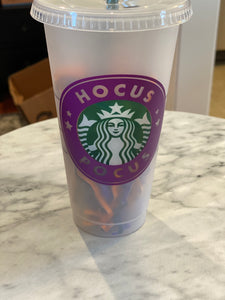 Hocus Pocus Starbucks 24 oz. Cold Cup