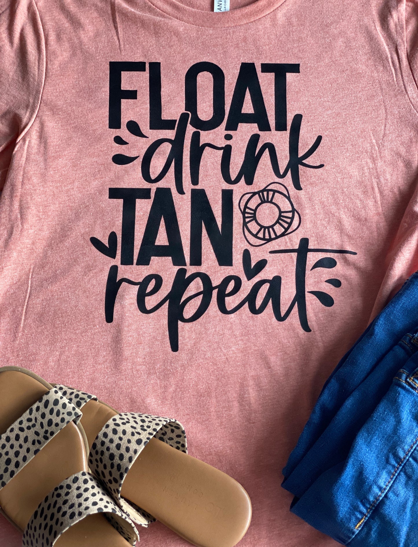 Float Drink Tan Repeat Shirt