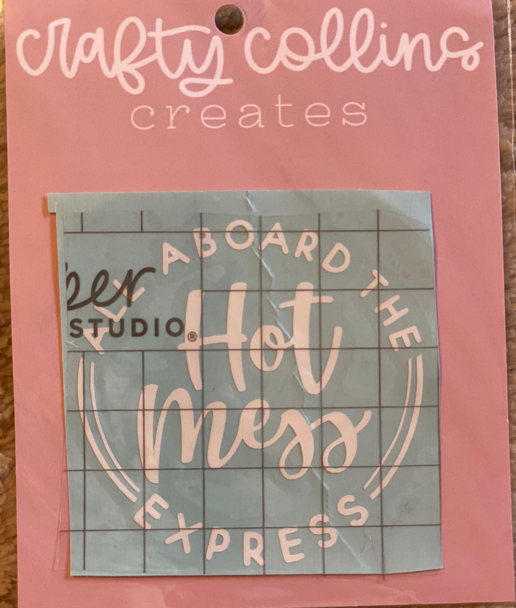 All Aboard the Hot Mess Express Decal