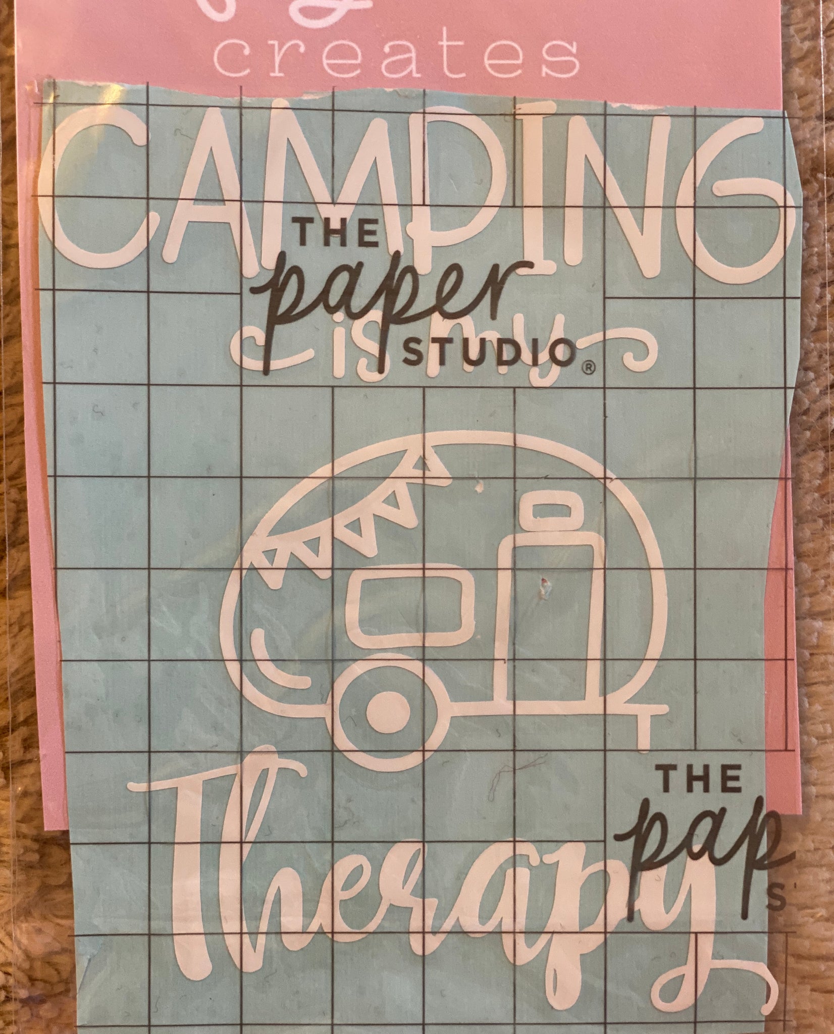 Camping is my Therapy Decal