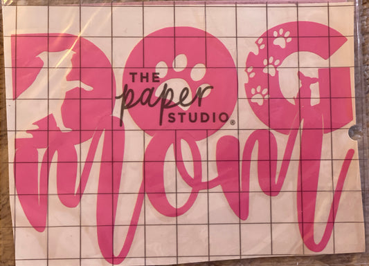 Dog Mom Decal