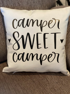 Camping Reversible Pillow