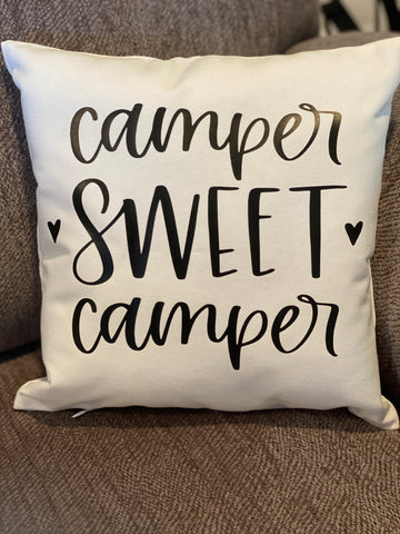 Camping Reversible Pillow