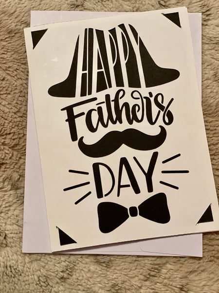 Happy Father's Day Mustache Greeting Card