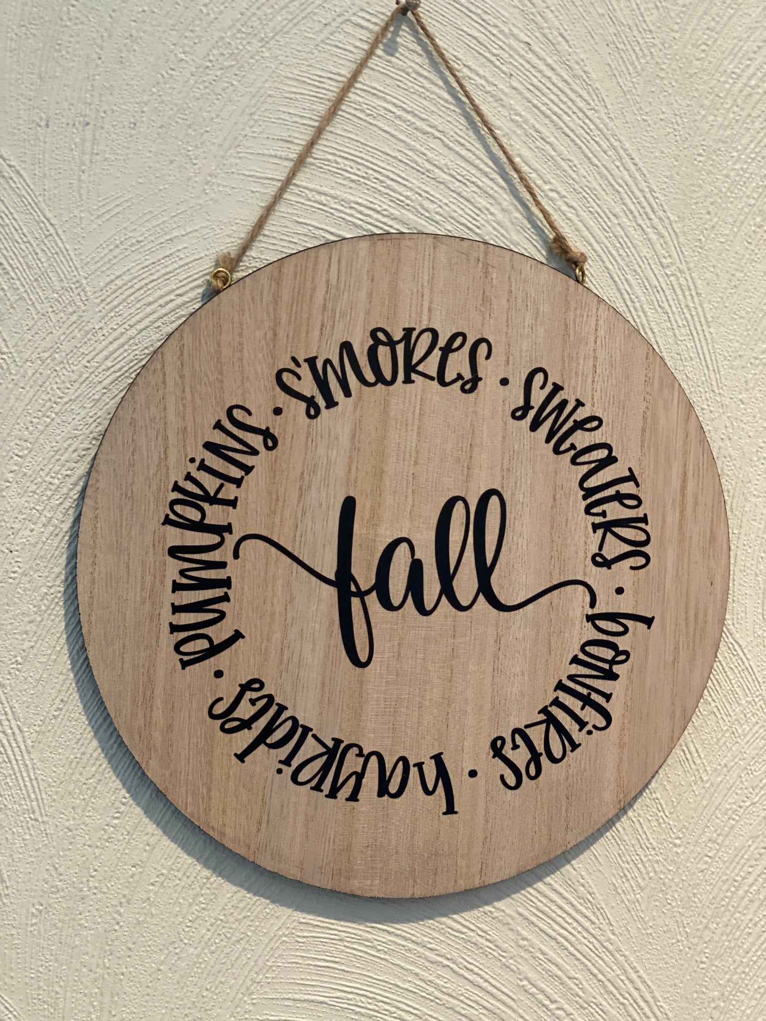 Reversible Sign - Fall Words/Halloween Words