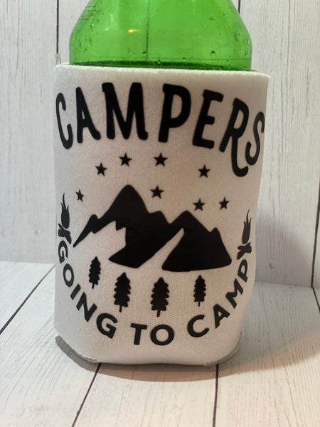 Campers Going to Camp White Standard Koozie