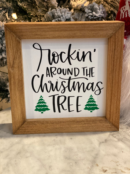 Rockin' Around the Christmas Tree/Gnome Sweet Gnome Sign